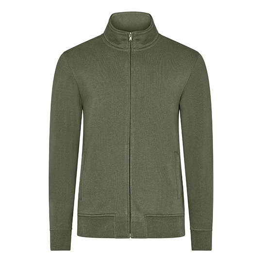 Bluza Rozpinana Klasyczna Bawelna Czesana HRM1001 - Olive