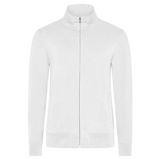 Bluza Rozpinana Klasyczna Bawelna Czesana HRM1001 - White
