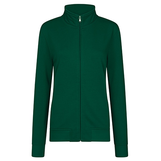 Bluza Rozpinana Damska Bawelniana HRM1002 - Bottle Green