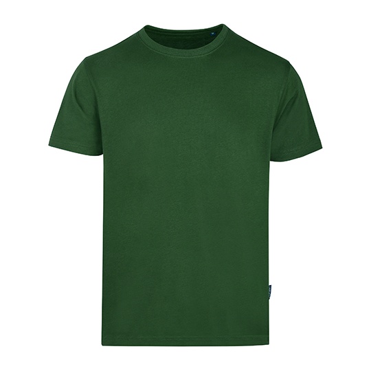 T-shirt Meski Slim Organiczna Bawelna HRM101 - Bottle Green