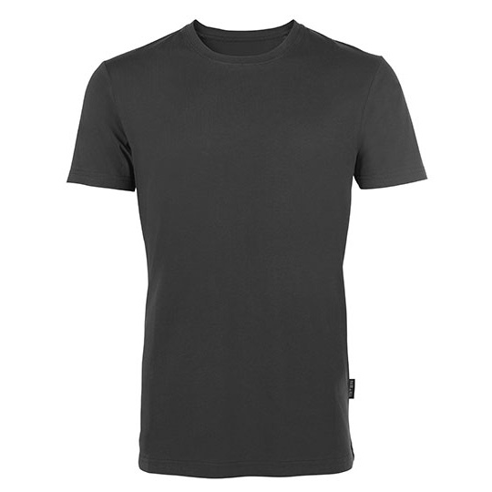T-shirt Meski Slim Organiczna Bawelna HRM101 - Dark Grey