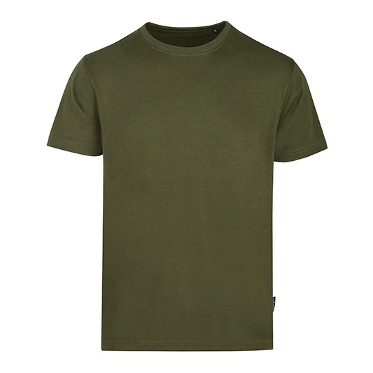 T-shirt Meski Slim Organiczna Bawelna HRM101 - Olive