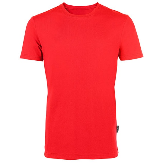 T-shirt Meski Slim Organiczna Bawelna HRM101 - Red