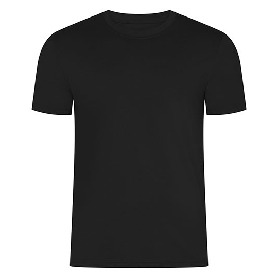 T-shirt Męski Klasyczny Bawełna Organiczna HRM103 - Black