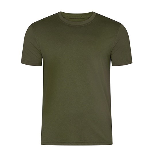 T-shirt Meski Klasyczny Bawelna Organiczna HRM103 - Olive