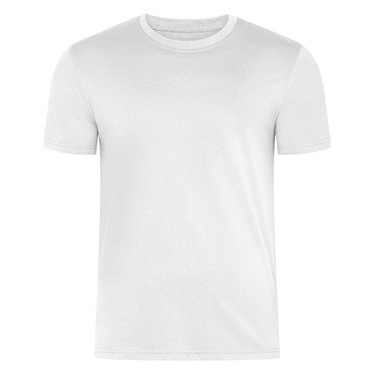 T-shirt Meski Klasyczny Bawelna Organiczna HRM103 - White