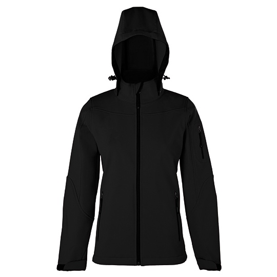 Kurtka Damska Softshell Wiatroszczelna Wodoodporna HRM1102 - Black
