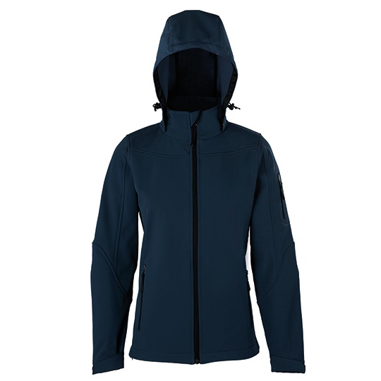 Kurtka Damska Softshell Wiatroszczelna Wodoodporna HRM1102 - Navy