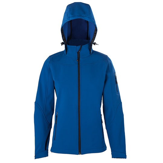 Kurtka Damska Softshell Wiatroszczelna Wodoodporna HRM1102 - Royal Blue