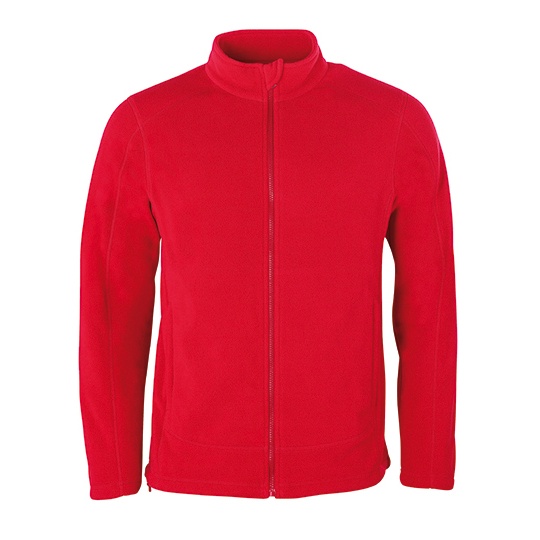 Meska bluza polarowa na zamek HRM1201 - Red