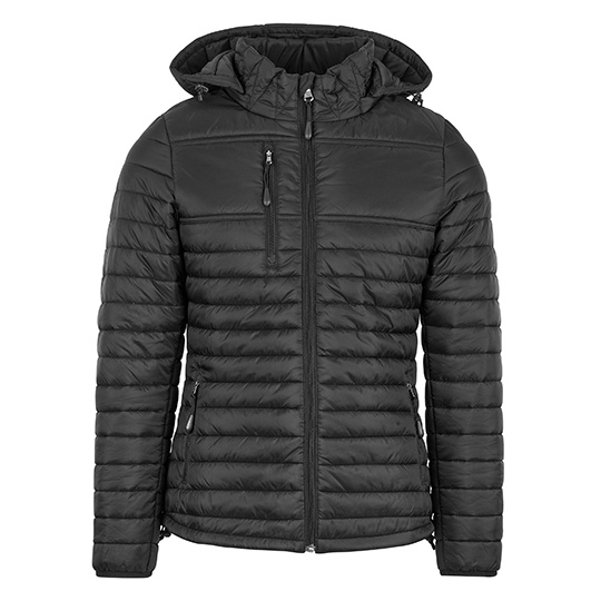 Damska Pikowana Kurtka HRM1402 - Black