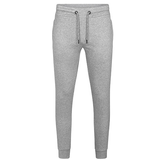 Spodnie dresowe unisex z kieszeniami na zamek HRM1500 - Grey Melange