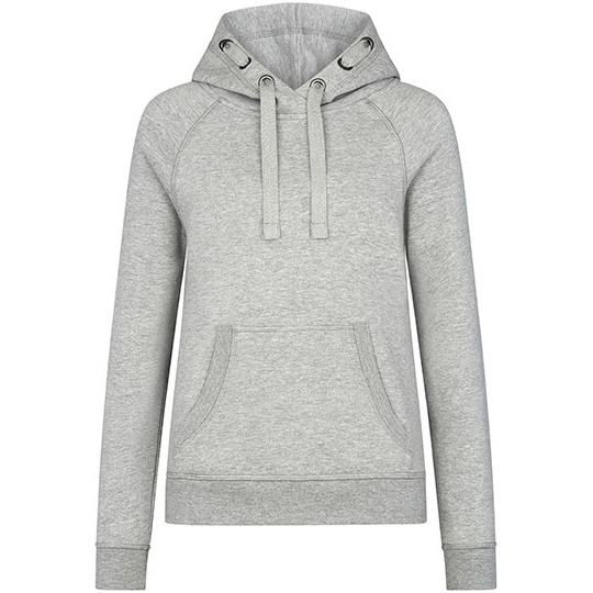 Dziecięca bluza z kapturem raglanowa HRM2005 - Grey Melange