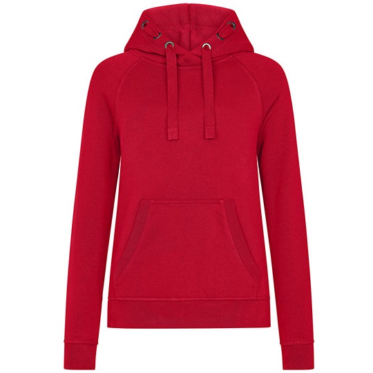Dziecieca bluza z kapturem raglanowa HRM2005 - Red