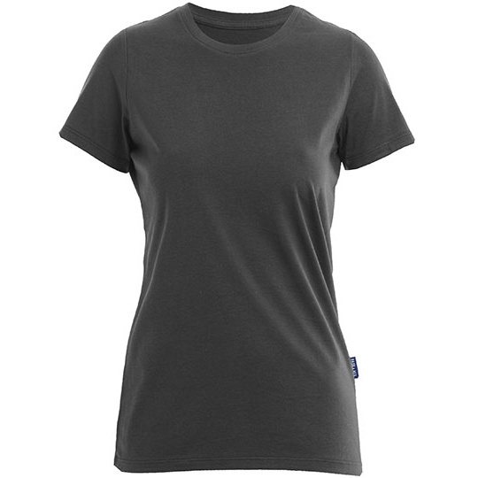 Damski T-shirt Slim Bawełna Organiczna HRM201 - Dark Grey