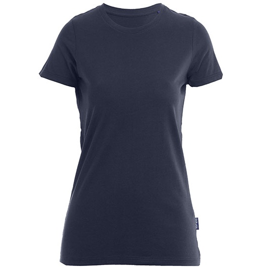 Damski T-shirt Slim Bawelna Organiczna HRM201 - Navy