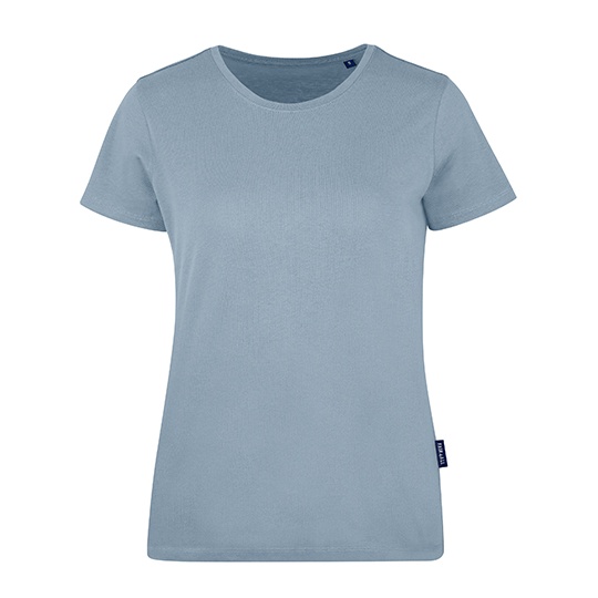 Damski T-shirt Slim z okrągłym dekoltem HRM201 - Sky Blue