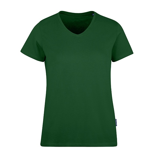 Damski T-shirt V-Neck HRM202 - Bottle Green
