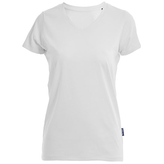 Damski T-shirt V-Neck HRM202 - White