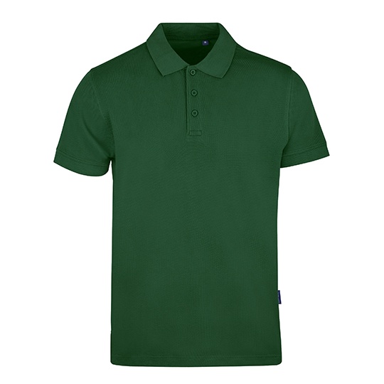 Meskie Polo Slim HRM301 - Bottle Green
