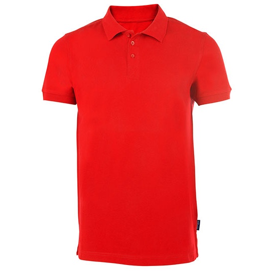 Koszulka Polo Meska Pika Bawelna Elastan HRM302 - Red