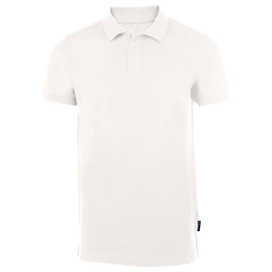 Koszulka Polo Meska Pika Bawelna Elastan HRM302 - White