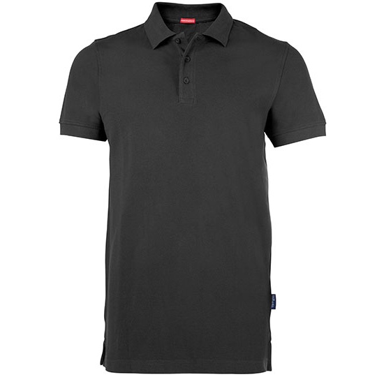 Polo Męskie Pika Nowoczesny Fason HRM303 - Dark Grey