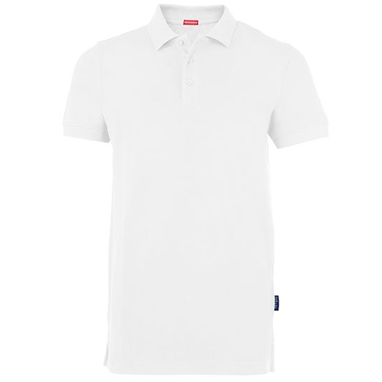 Polo Męskie Pika Nowoczesny Fason HRM303 - White