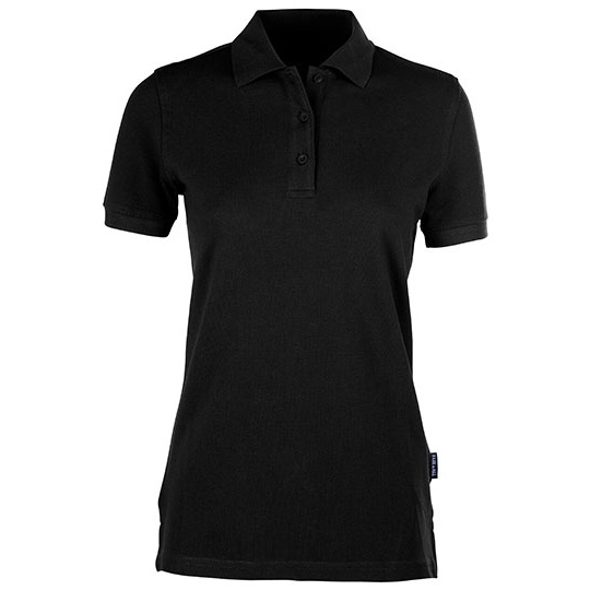 Damska koszulka polo slim HRM401 - Black
