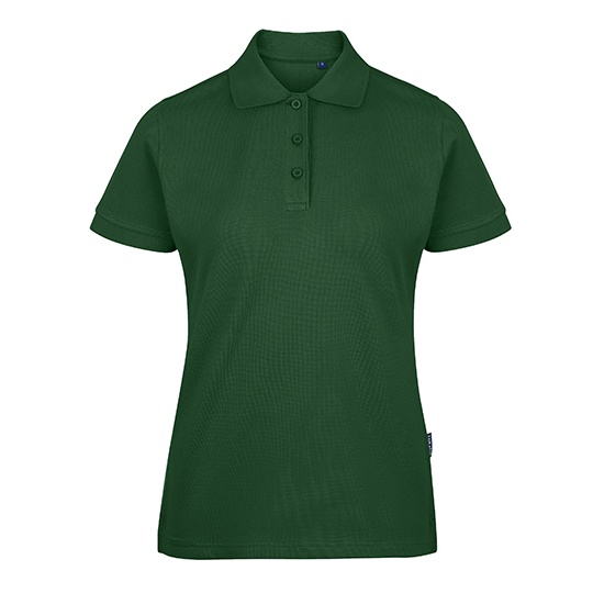 Damska koszulka polo slim HRM401 - Bottle Green