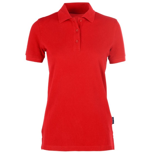 Damska koszulka polo slim HRM401 - Red
