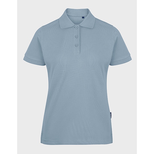 Damska koszulka polo slim HRM401 - Sky Blue