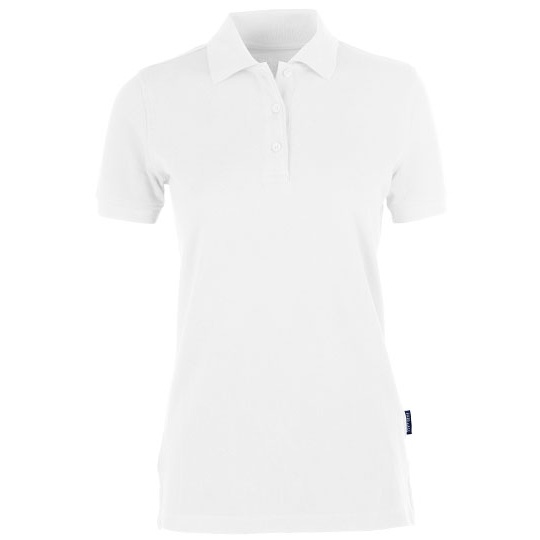 Damska koszulka polo slim HRM401 - White