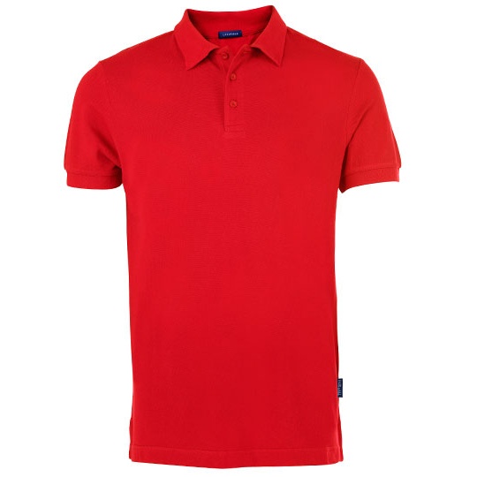 Polo Meskie Nowoczesny Fason Bawelniana Pika HRM501 - Red