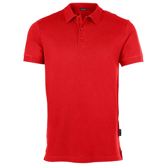 Polo Meska Bawelniana Stretch Pika HRM502 - Red