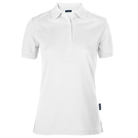 Polo Damskie Slim Bawełniana Pika HRM601 - White