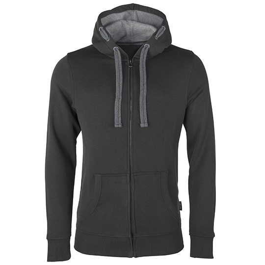 Bluza Meska Z Kapturem Miekka Mieszana HRM701 - Dark Grey