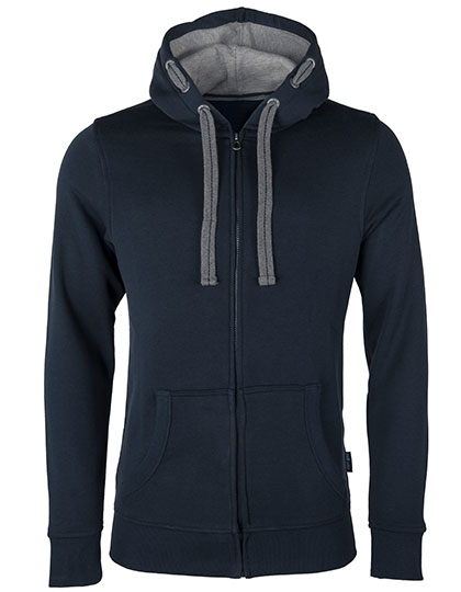 Bluza Meska Z Kapturem Miekka Mieszana HRM701 - Navy