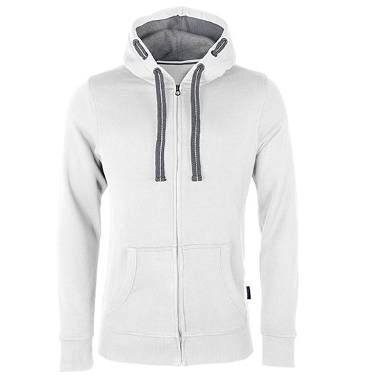 Bluza Meska Z Kapturem Miekka Mieszana HRM701 - Off White