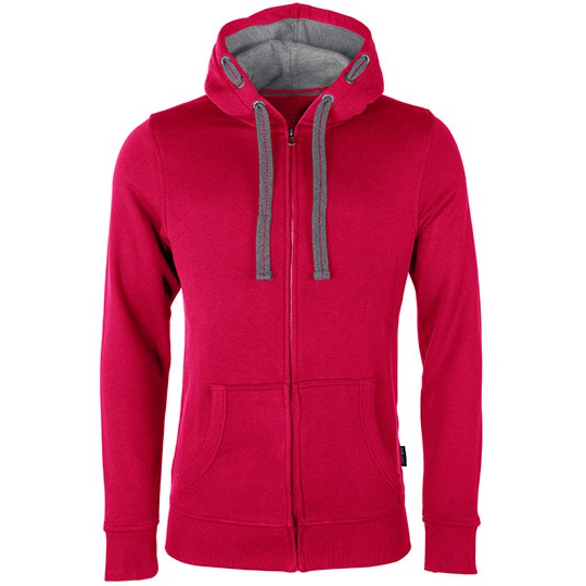 Bluza Meska Z Kapturem Miekka Mieszana HRM701 - Raspberry