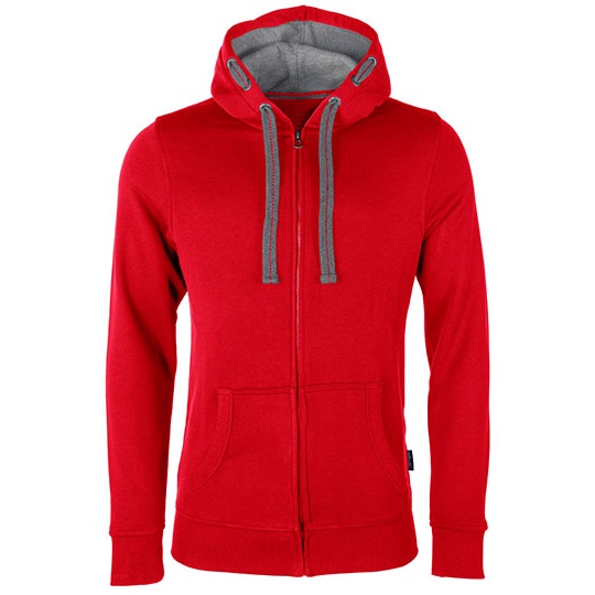 Bluza Meska Z Kapturem Miekka Mieszana HRM701 - Red