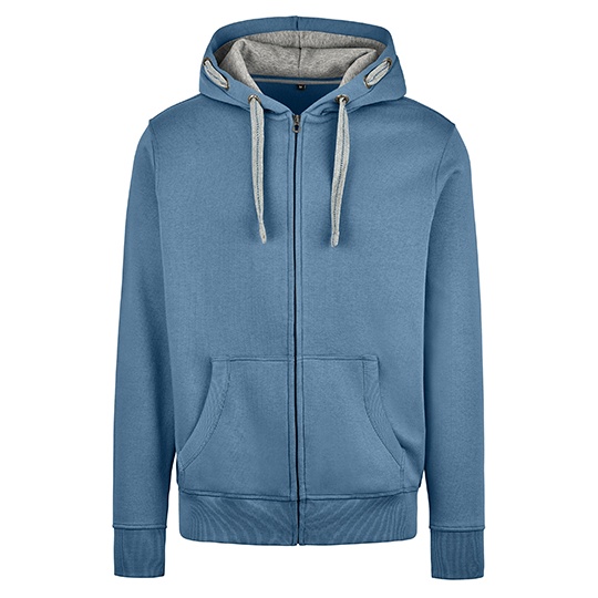 Bluza Meska Z Kapturem Miekka Mieszana HRM701 - Sky Blue