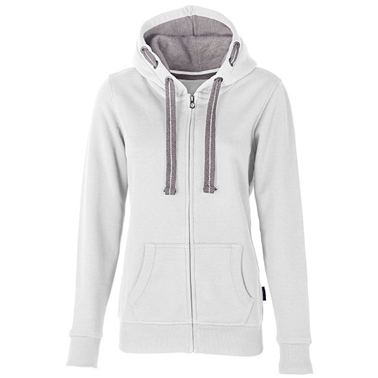 Bluza Damska Slim Bawełniana z Kapturem HRM801 - Off White