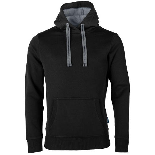 Bluza Unisex Z Kapturem Miekka Szczotkowana HRM900 - Black