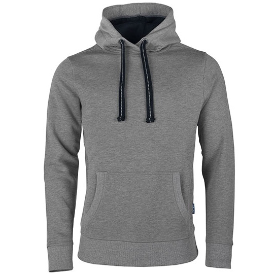 Bluza Unisex Z Kapturem Miekka Szczotkowana HRM900 - Grey Melange