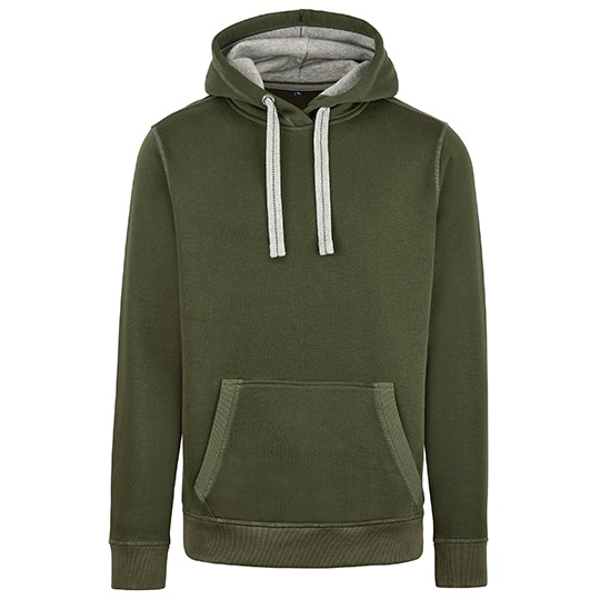Bluza Unisex Z Kapturem Miękka Szczotkowana HRM900 - Olive