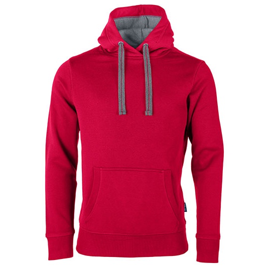 Bluza Unisex Z Kapturem Miekka Szczotkowana HRM900 - Raspberry