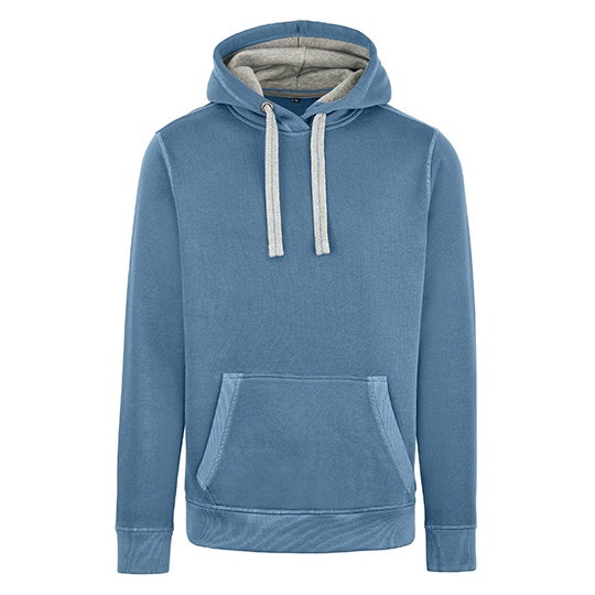 Bluza Unisex Z Kapturem Miękka Szczotkowana HRM900 - Sky Blue
