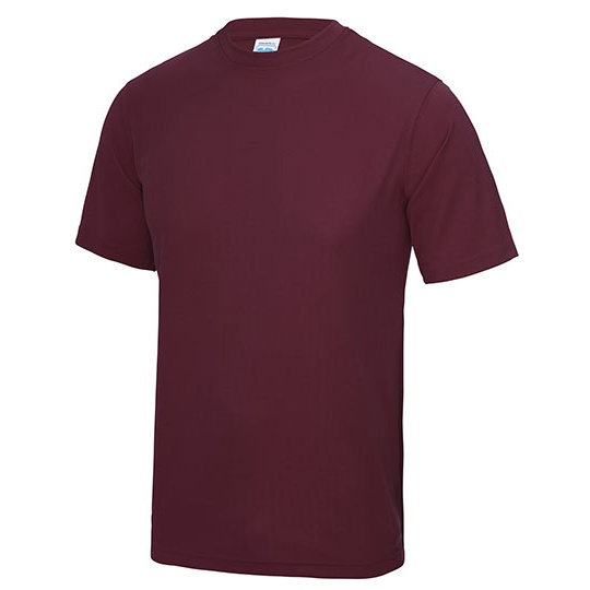 Koszulka Klasyczna Szybkoschnaca Ochrona UV JC001 - Burgundy