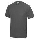 Koszulka Klasyczna Szybkoschnąca Ochrona UV JC001 - Charcoal (Solid)